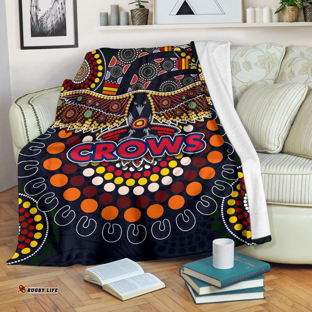 Adelaide Premium Blanket Indigenous Crows 06
