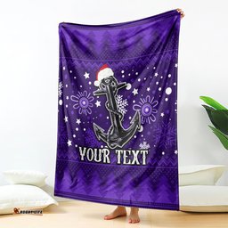custom fremantle dockers football blanket christmas vibe 2023