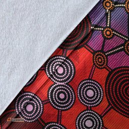 Aboriginal Blanket Aboriginal Gen Circle Pattern Indigenous