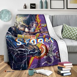 Storm Aboriginal Rugby Blanket Super Storm Thunder Power 05