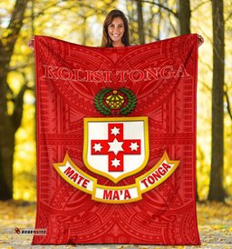 Kolisi Tonga Premium Blanket Mate Ma'a Tonga Unique Rugby Style 09