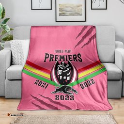 nrl panthers blanket premiers 2023 three peat proud of our boys pink