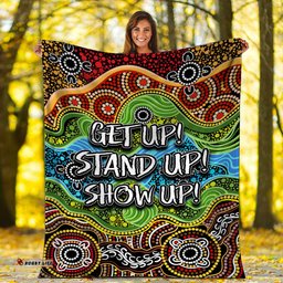 NAIDOC Week Premium Blanket Indigenous Style