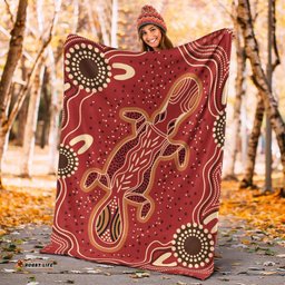 Australia Aboriginal Premium Blanket Indigenous Platypus Ver 1