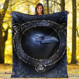 Celtic Premium Blanket Celtic Raven