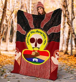 Aboriginal and Torres Strait Islanders Premium Blanket NAIDOC Style