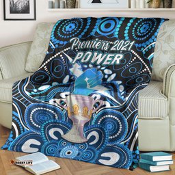 Port Adelaide Power Indigenous Premium Blanket Football Premiers Trophy
