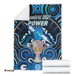 Port Adelaide Power Indigenous Premium Blanket Football Premiers Trophy