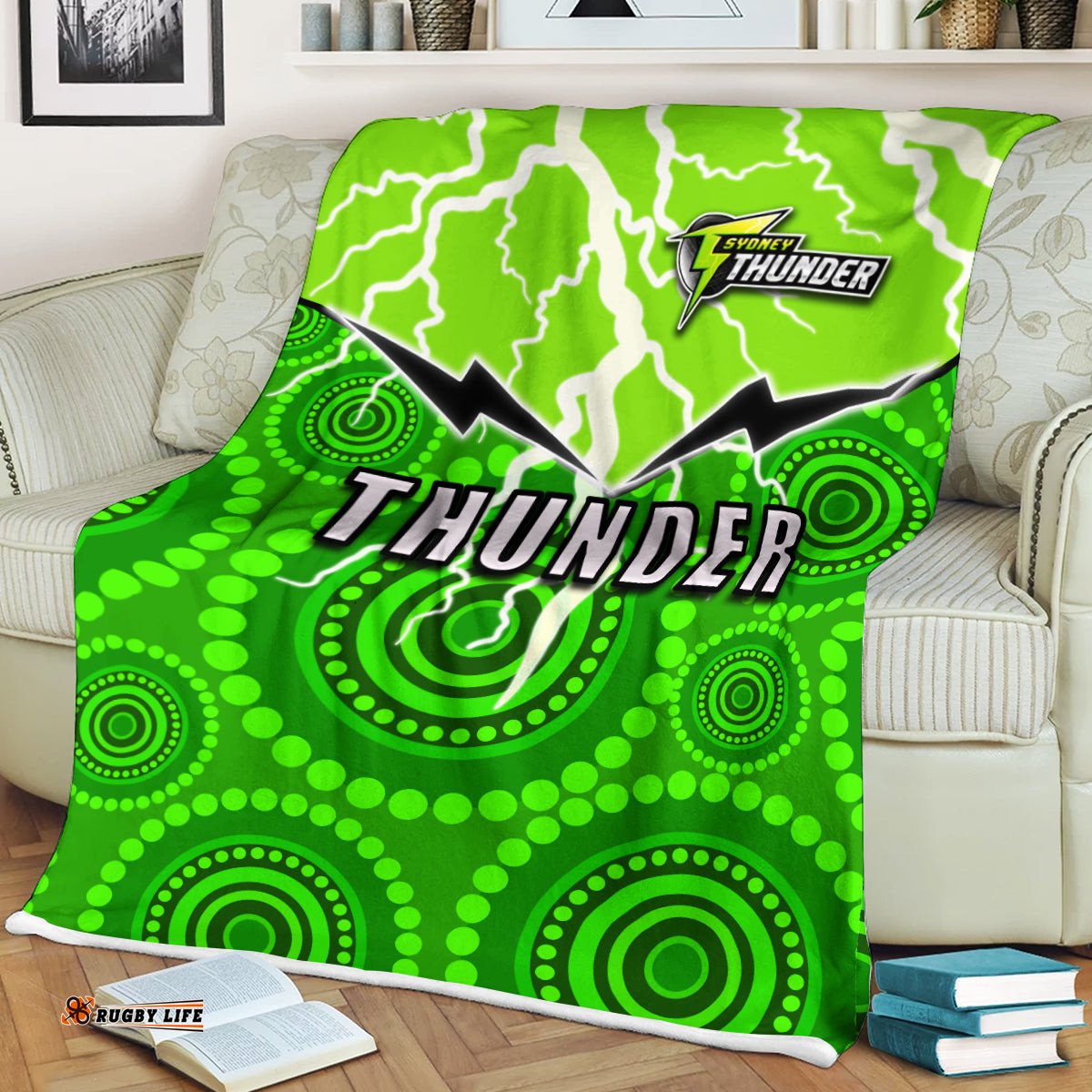 Sydney Thunder Cricket Aboriginal Thunder Blanket