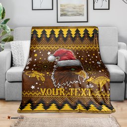 hawks football blanket spectemur agendo christmas vibe 2023