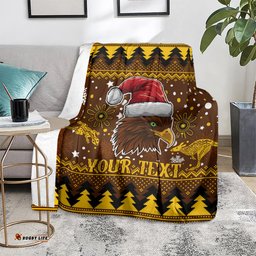 hawks football blanket spectemur agendo christmas vibe 2023