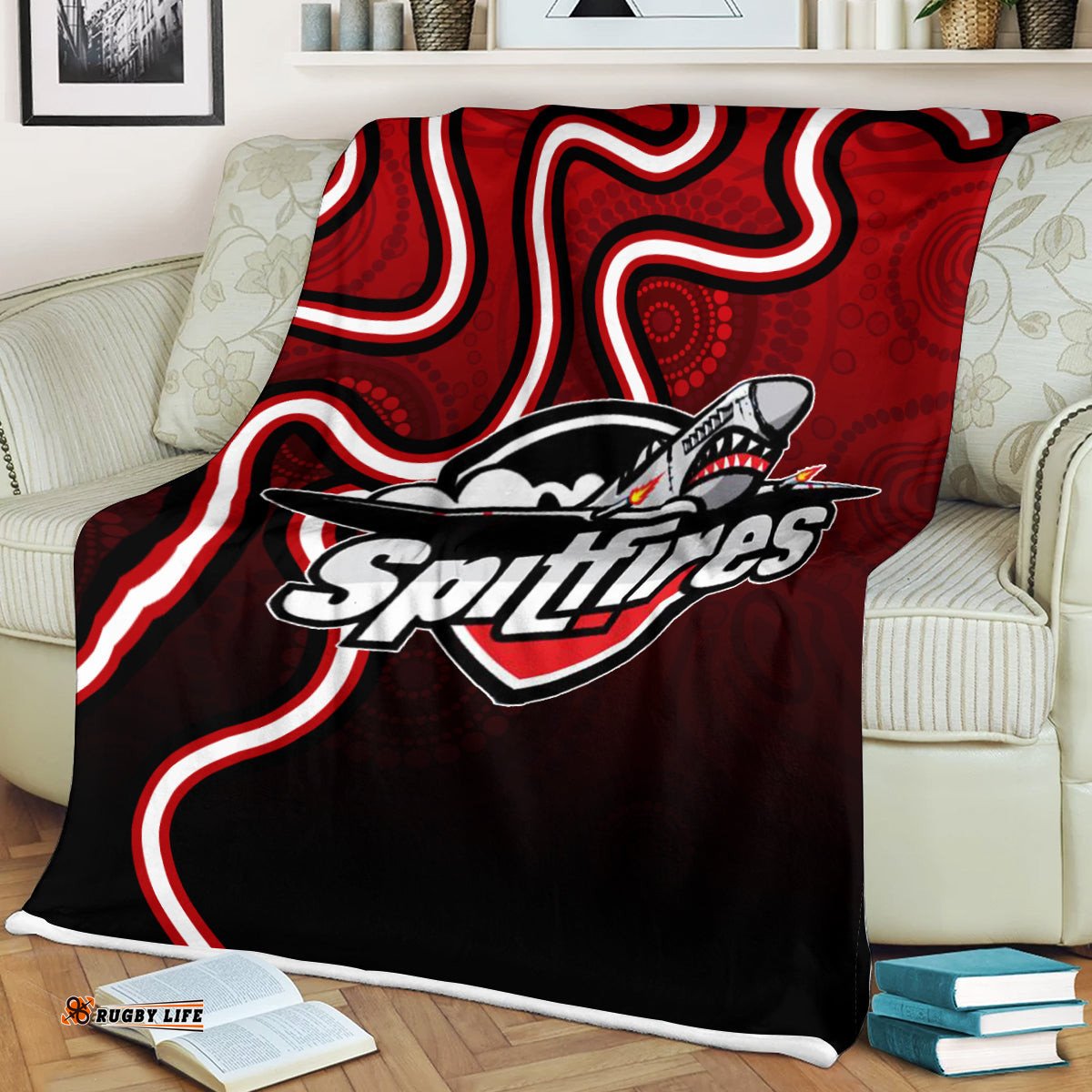 Sporties Spitfires Mix Aboriginal Blanket