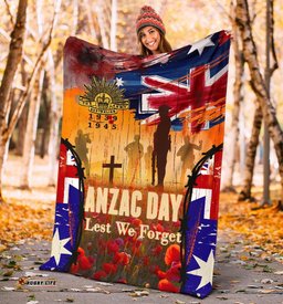 Australia ANZAC Day Premium Blanket ANZAC Day Commemoration 1939 1945