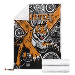 Tigers Rugby Blanket Custom Super Tigers Blanket