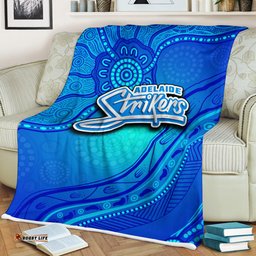 Adelaide Strikers Aboriginal Dot Painting Blanket