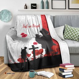New Zealand ANZAC Lest We Forget Premium Blanket