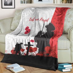 New Zealand ANZAC Lest We Forget Premium Blanket
