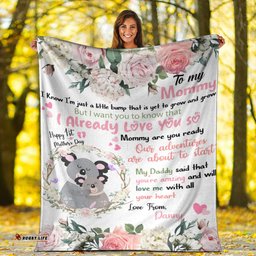 custom personalised our adventures are about to start premium blanket australia koala mom and baby happy 1st mothers day gift gift for mom flower vibes