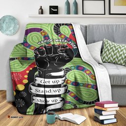 Aboriginal NAIDOC Week Premium Blanket Stronger Together Unique Style