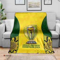 australia cricket blanket world cup go champions 2023 indigenous