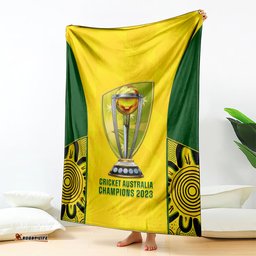 australia cricket blanket world cup go champions 2023 indigenous