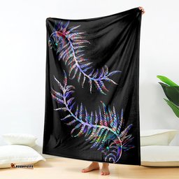 New Zealand Blanket Aotearoa Silver Fern Mixed Papua Shell Purple Vibe