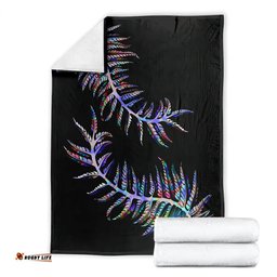 New Zealand Blanket Aotearoa Silver Fern Mixed Papua Shell Purple Vibe