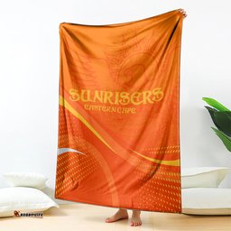 Sunrisers Eastern Cape Custom Blanket South African Cricket 2024 Sporty