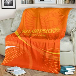 Sunrisers Eastern Cape Custom Blanket South African Cricket 2024 Sporty