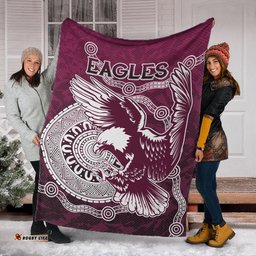 Sea Eagles Rugby Blanket Custom Super Eagles Blanket