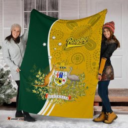 Australia Blanket Australia Coat Of Arm In Style