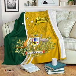 Australia Blanket Australia Coat Of Arm In Style