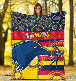 Adelaide Premium Blanket Indigenous Crows 04