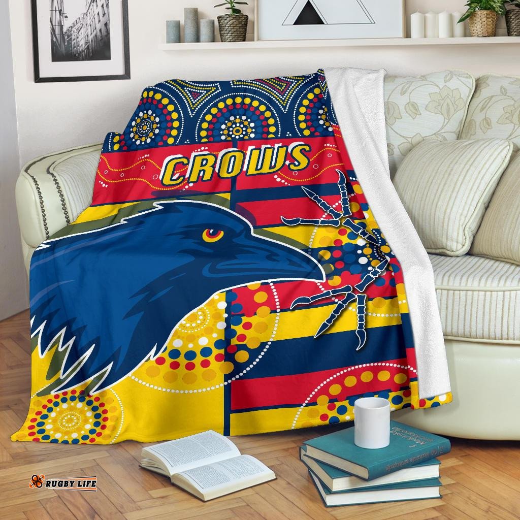 Adelaide Premium Blanket Indigenous Crows 04