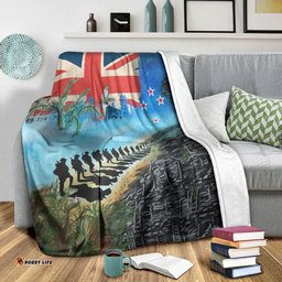 New Zealand ANZAC Day Lest We Forget Premium Blanket