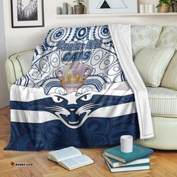 Geelong Cats Indigenous Premium Blanket Football Premiers Trophy