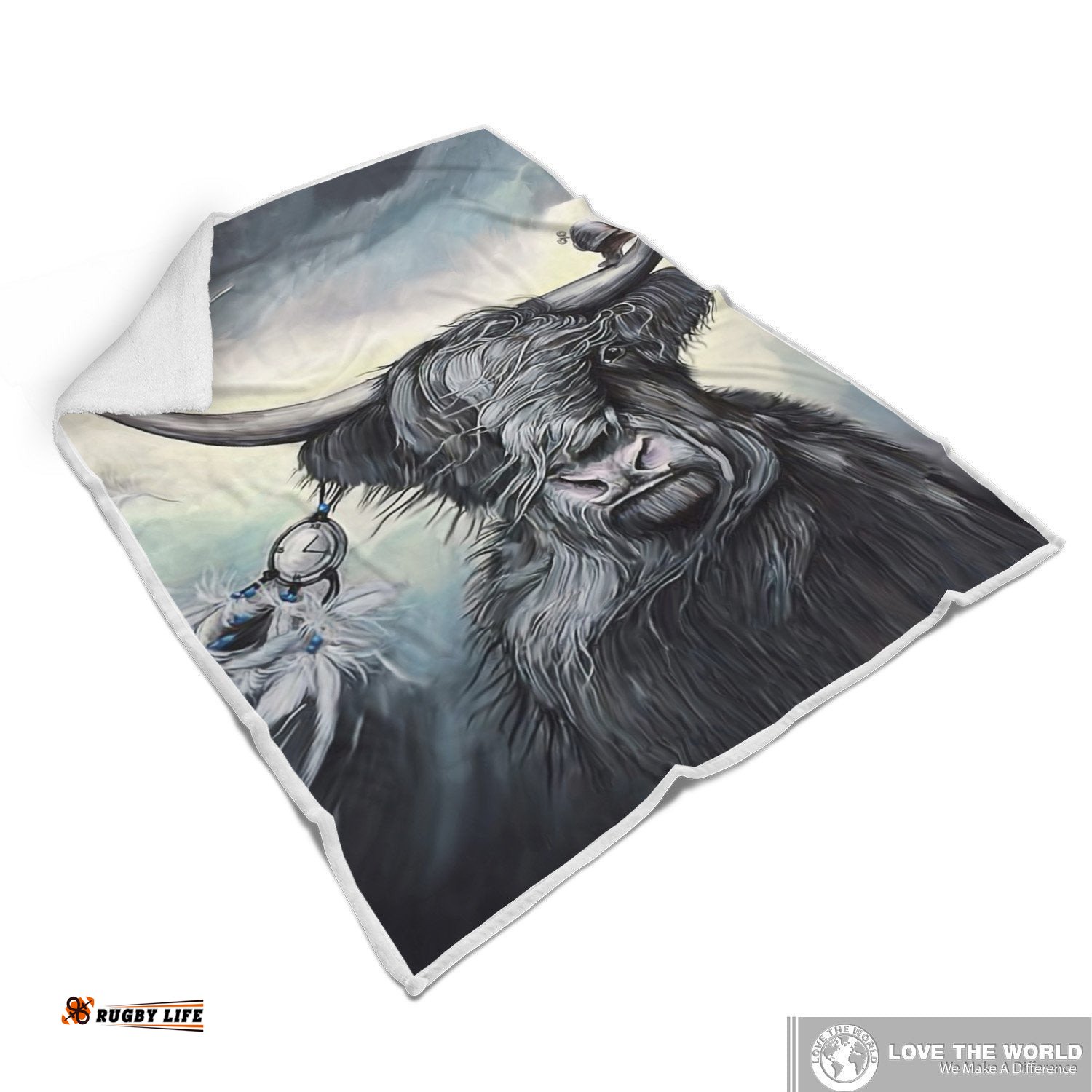 Scotland Blanket Highland Cow