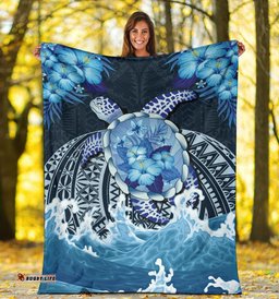 Polynesian Turtle The Blue Sea Blanket