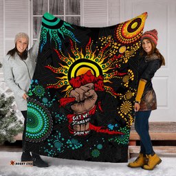 NAIDOC Week Aboriginal Art Unique Blanket