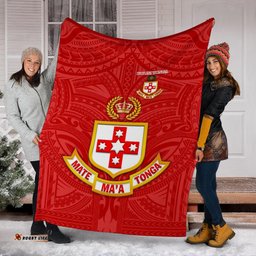 Kolisi Tonga Premium Blanket Mate Ma'a Tonga Rugby Ashburton Old Boys 01
