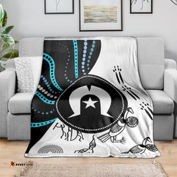 Aboriginal Pattern Torest Strait Island Blanket