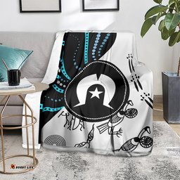 Aboriginal Pattern Torest Strait Island Blanket
