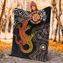 Aboriginal Blanket Aboriginal Lizard Animal Australia
