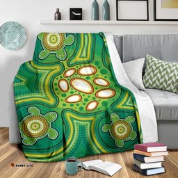 Aboriginal Premium Blanket Indegenous Dot Painting Art 20