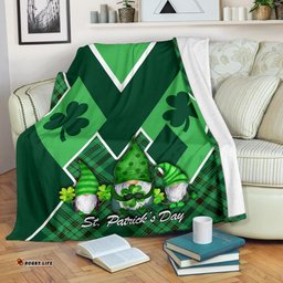 St. Patrick Day Ireland Gnome Premium Blanket Shamrock