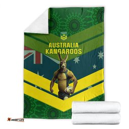 Australia Rugby Blanket Pacific Go Aussie Kangaroos