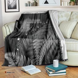 Custom New Zealand Silver Fern Rugby Blanket All Black Go Champions With Trophy Proud
