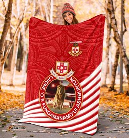 Kolisi Tonga Premium Blanket Mate Ma'a Tonga Rugby Style 01