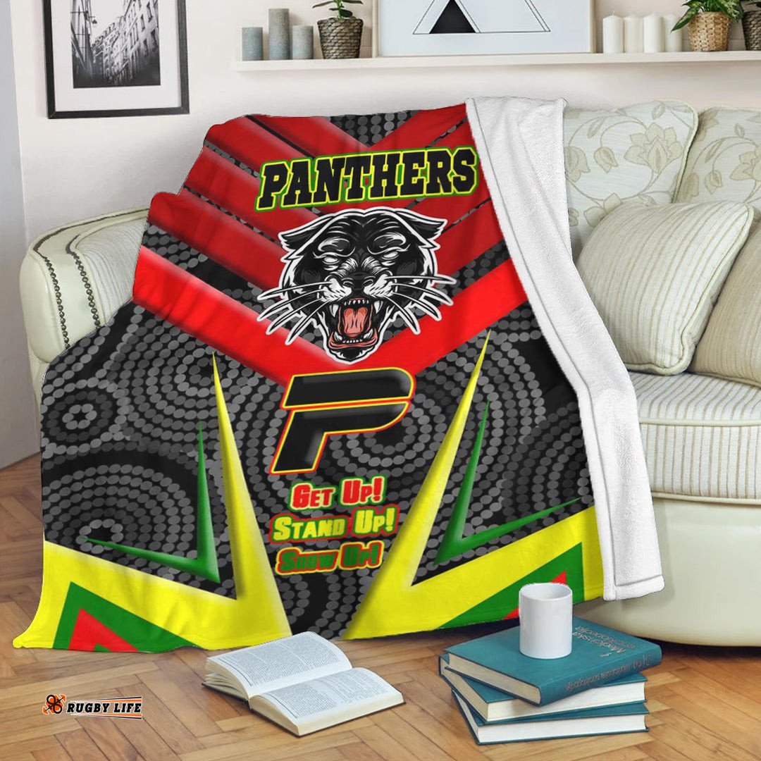 Penrith Pantherss Naidoc Sporty Style Premium Blanket