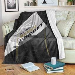 Custom ANZAC Day We Will Never Forget Premium Blanket